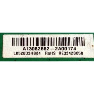 LED DRIVER / RCA A13082662 / PL.MS6M30.1D-1 13222 / RE3342B060-A1 / 111221152104 / PANEL LK520D3HB84 / MODELO ¨52¨