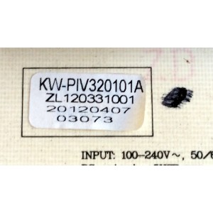 FUENTE / BACKLIGHT INVERTER / CRAIG KW-PIV320101A / ZL120331001 / E150742 / MODELO CLC512	