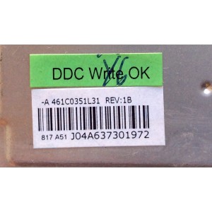 MAIN / TOSHIBA 431C0351L31 / 75011579 / STV32TH / 461C0351L31 / STV32TH VTV-L3705 REV:1B / 431C0351L31 REV:1B / PANEL LC420WXN (SA)(B1) / MODELO 42AV500U