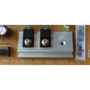 FUENTE DE PODER / INSIGNIA PLTVGW431XAS3 / 715G8775-P01-000-002S / MODELO NS-55DR620NA18 / PANEL TPT550U2-D072.L REV:S01B	