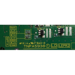 LED DRIVER / PANASONIC TNPA5938AB / TNPA5938 / TNPA59381LD / MODELO TC-65AX900U / PANEL PAV6531