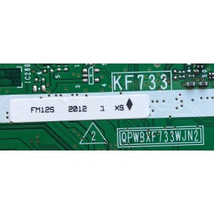 MAIN / SHARP DKEYMF733FM12 / DKEYMF733FM12S / KF733 / QPWBXF733WJN2 / SUSTITUTA DKEYMF733FM16 / MODELOS LC-60LE835U / LC-60LE830U / LC-52LE835U / PANEL LK600D3GW30R	