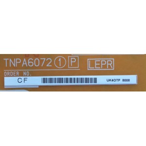 FUENTE DE PODER / PANASONIC TNPA6072 / TNPA60721P / MODELO TX-55CS620B	