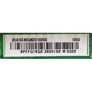 MAIN / SHARP XGCB0QK031 / (X)XGCB0QK031020X / 715G7228-M01-002-004Y / MODELO LC-32LB481U / PANEL TPT315B5-HVN05.A REV:S601B	