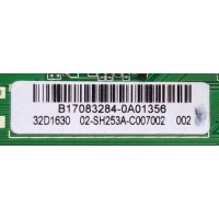 MAIN / FUENTE (COMBO) / TOSHIBA B17083284 / TP.MS3553.PB789 / 3MS553LC5NA.02 / 02-SH253A-C007002 / PANEL LVW320CSDX E26 V7 / MODELO  / 32L310U18