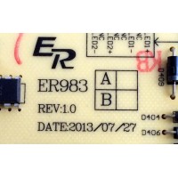 FUENTE DE PODER / RCA ER983-195380-P07 / CQC11001057548 / ER983 / KB-5150 / PANEL LC420DUJ-SGE1 / MODELO J42HE841-SGE1