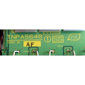 X-SUS / PANASONIC TXNSS1RDUU / TNPA5648AF / TNPA5648 / PANEL MC153FJ1531A / MODELO TC-P60ST50