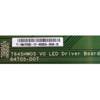 LED DRIVER / VIZIO 55.64T05.D03 / T645HW05 V0 / 5564T05D03 / PANEL T645HW05 V.0 / MODELO M3D650SV