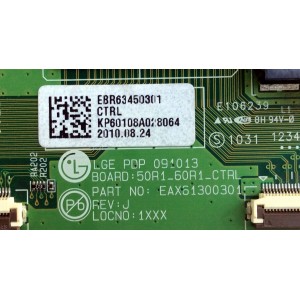 MAIN LOGICA / LG EBR63450301 / EAX61300301 / REV:J / PANEL PDP60R10000 / MODELOS 60PK250-UA AUSLLJR / 60PK540-UE AUSLLJR / 60PK540-UE AUSLLUR / 60PK550-UD AUSLLJR / 60PK750-UA AUSLLUR / 60PK950-UA AUSLLJR / 60PK200-UA AUSLLHR / 60PK550C-UD AUSLLJR