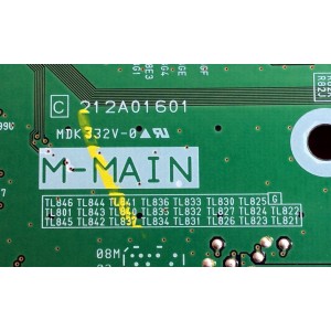 MAIN / MITSUBISHI 921C567001 / 212A01601 / 921C5670 01 / PANEL LTA460HE08 / MODELO LCD-46LF2000 (M)