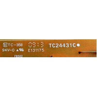 FUENTE DE PODER / TOSHIBA PK101W0110I / UB-3121-03C0-LF / TC24431C / 01-PK101W0110I / PANEL C390LD-DF61 REV.1A / MODELOS 39L4300U / 39L1350U