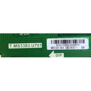 MAIN / QUASAR B14110089 / T.MS3393.U701 / PANEL`S SM550TJD201 D0614 / ST5461D01-1 / MODELO SQ5501U