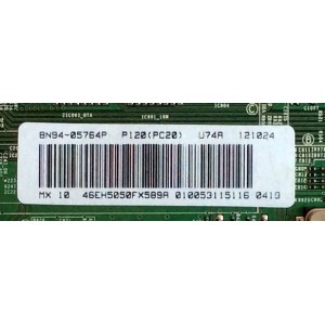MAIN / SAMSUNG BN94-05764P / BN41-01778B / BN97-06523C / SUSTITUTAS BN96-25781A / BN96-25785A / BN96-25789A / BN96-28926A / BN96-28941A / BN94-05569B / BN94-05563U / BN94-05563W  ETC.. / PANEL LTJ460HN05-V / MODELOS UN46EH5050FXZA TS02 / UN46EH5050FXZP