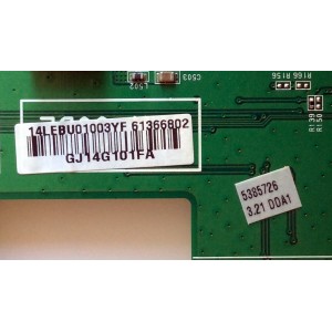 MAIN / LG EBR61366802 / EAX63333405 (0) / EAX63333404 / EBR73153001 / BCM35230 / PARTE SUSTITUTA EBT62012610 / PANEL`S LC470EUF (SD)(F1) / LC470EUF (SD)(A1) / MODELO 47LV5500-UA AUSYLJR	