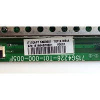 TARJETA DIGITAL / VIZIO CBPFTQAPT5K00201 / 715G4226-T01-000-005F / 715G4226-T02-000-005F / TQAPT 5K002 / TQAPT 5K00201 / PANEL LC370EUH(SC)(A1) / MODELO M370VT LTLPHOAL