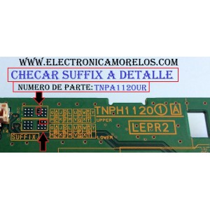 MAIN / PANASONIC TNPH1120UR / TNPH1120 / PANEL L5EDDYY00720 / MODELO TC-60CX650U