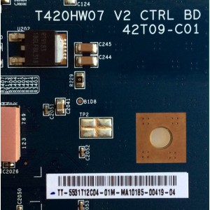 T-CON / INSIGNIA 55.31T12.C04 / 5531T12C04 / T420HW07 V2 / 42T09-C01 / PANEL T315HW05 V.2 / MODELO NS-32E570A11