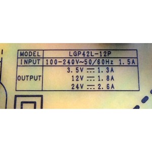 FUENTE DE PODER / LG 62608801 / EAY62608801 / EAX64427001 (1.4) / PANEL T420HVN01.0 / MODELOS 42LS5700-UA AWMDLUR / 42LS5700-UA AUSDLUR