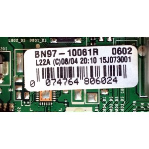 MAIN PARA TV SAMSUNG / NUMERO DE PARTE BN94-09269A / BN41-02344D / BN97-10061R / BN9409269A / PARTE SUSTITUTA BN94-09270A / MODELOS UN50JS7000 / UN50JS7000FXZA / UN50JS7000FXZC / UN50JS7000FXZA IH01