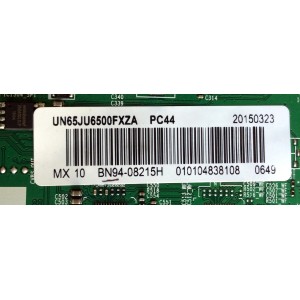 MAIN PARA TV SAMSUNG / NUMERO DE PARTE BN94-08215H / BN41-02344A / BN97-09265A / SUSTITUTAS BN94-09032C / BN94-10057G / PANEL CY-GJ065HGLV1V / MODELOS UN65JU6500 / UN65JU650D / UN65JU6500FXZP / UN65JU6500FXZC / UN65JU6500FXZA TD01 / UN65JU6500FXZA TS06