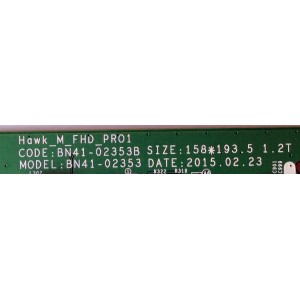 MAIN / SAMSUNG BN94-08977F / BN41-02353B / BN97-09531X / MODELO UN60J6300AFXZC