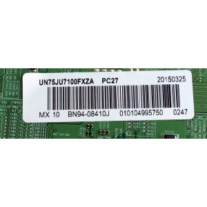 MAIN PARA TV SAMSUNG / NUMERO DE PARTE BN94-08410J / BN41-02356A / BN97-09415A / BN9408410J / PARTES SUSTITUTAS BN94-09992E / BN94-09074E / BN94-09976E / MODELO UN75JU7100 / UN75JU7100FXZA