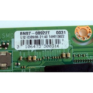 MAIN / SAMSUNG BN94-08192F / BN41-02157B / BN97-08922T / MODELO UN60H7150AFXZA