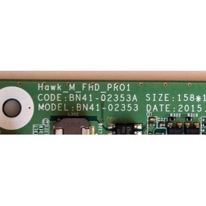 MAIN / SAMSUNG BN94-08322Y / BN41-02353A / BN97-09529X / MODELO UN60J6300AFXZC