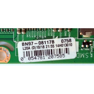 MAIN PARA TV SAMSUNG NUMERO DE PARTE BN94-08061B / BN97-08117B / BN41-02157B / SUSTITUTAS BN94-08192E / BN94-07345D / PANEL CY-LH060DSSV6H / MODELOS UN60H7150AFXZA GH02 / UN60H7150AFXZA HH01