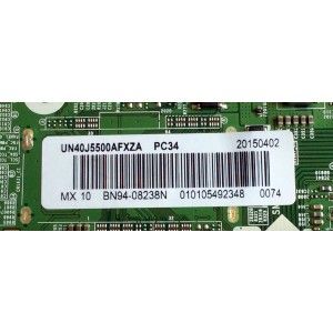 MAIN / SAMSUNG BN94-08238N / BN41-02353A / BN97-09281A / PARTE SUSTITUTA BN94-09124K / PANEL CY-GJ040BGLV1V / MODELOS UN40J5500AFXZA / UN40J5500AFXZA TS01