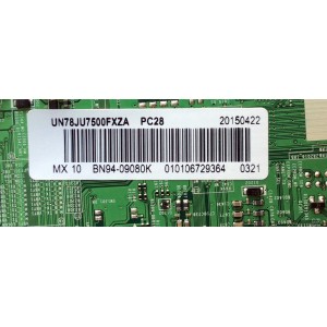 MAIN PARA TV SAMSUNG / NUMERO DE PARTE BN94-09080K / BN41-02356B / BN97-09342C / BN9409080K / PARTES SUSTITUTAS BN94-08410H / BN94-09997K / BN94-09981K / MODELO UN78JU7500 / UN78JU7500FXZA TS01