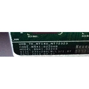 MAIN / SAMSUNG BN94-08289C / BN41-02206B / BN97-09081A / MODELO UN50HU6830FXZC