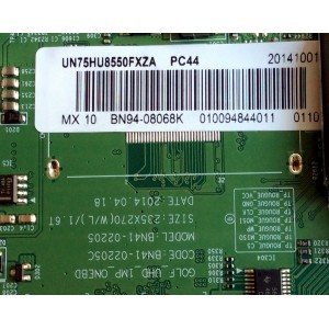 MAIN PARA TV SAMSUNG / NUMERO DE PARTE BN94-08068K / BN41-02205C / BN97-09003H / BN9408068K / PARTE SUSTITUTA BN94-07959A / MODELO UN75HU8550 / UN75HU8550FXZA TS01