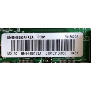 MAIN PARA TV SAMSUNG / NUMERO DE PARTE BN94-08133J / BN41-02157B / BN97-09212J / BN9408133J / PANEL CY-GH065CSAV1H / MODELOS UN65H6350 / UN65H6350AFXZA / UN65H6350AFXZA AH01