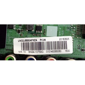 MAIN PARA TV SAMSUNG / NUMERO DE PARTE BN94-10759G / BN41-02353B / BN97-11314A / BN9410759G / PARTES SUSTITUTAS BN94-11156C / BN94-11159V / MODELOS UN32J5500 / UN32J5500AFXZA / UN32J5500AFXZA FA44