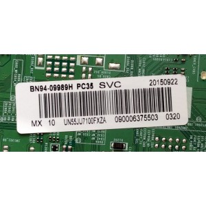 MAIN PARA TV SAMSUNG / NUMERO DE PARTE BN94-09989H / BN41-02356C / BN97-10228A / BN9409989H / PARTES SUSTITUTAS BN94-08410A / BN94-09071H / MODELO UN55JU7100 / UN55JU7100FXZA