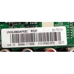 MAIN / SAMSUNG BN94-11156B / BN97-10633D / BN41-02353C / MODELO UN32J5500AFXZC