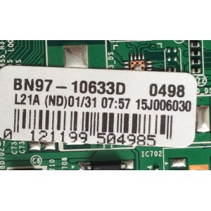 MAIN / SAMSUNG BN94-11156B / BN97-10633D / BN41-02353C / MODELO UN32J5500AFXZC