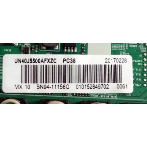 MAIN / SAMSUNG BN94-11156G / BN97-10633D / BN41-02353C / PANEL CY-GJ040BGSR2V / MODELO UN40J5500AFXZC XS08