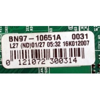 MAIN / SAMSUNG BN94-11230Q / BN97-10651A / BN41-02528A / MODELO UN65KU6300FXZA