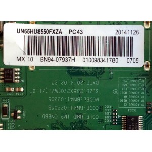 MAIN / SAMSUNG BN94-07937H / BN41-02205B / BN97-08312P / MODELO UN65HU8550FXZA