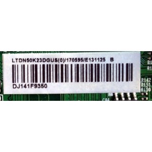 MAIN / HISENSE 170595/E131125 / RSAG7.820.5254/ROH / LTDN50K23DGUS(0) / 170595 / E131125 / PANEL HD500DF-B57\S0 / MODELO 50H6D
