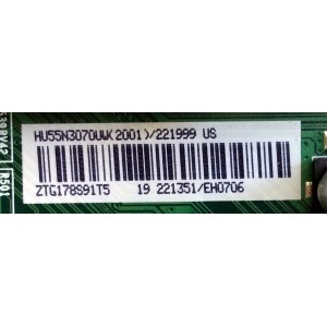 MAIN / SHARP 221999 / RSAG7.820.7733/ROH / HU55N3070UW(2001) / 221351/EH0706 / PANEL HD550K3U82-L2K1B1\S0\XP\GM\ROH / MODELOS LC-55P6000U / LC-55P620U