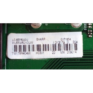 MAIN / HISENSE 213179 / RSAG7.820.6715/ROH / HU55M5010UW / TM178R404W / 209014 / LC-55P8000U / PANEL`S HD426K3U51-T1\S3\GM\ROH / HD426K3U51-T1 / 
