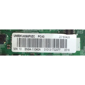 MAIN / SAMSUNG BN94-11040A / BN41-02528A / BN97-11243A / MODELO UN50KU6290FXZC