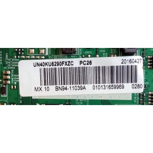 MAIN / SAMSUNG BN94-11039A / BN41-02528A / BN97-11242A / MODELO UN40KU6290FXZC