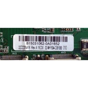 MAIN / FUENTE (COMBO) / INSIGNIA B15031062 / 3MS93AX8 / TE.MS3393.EB783 / A14426 / 02-MHY934-C001000 / 32D220NA16 Rev.A / 15C30 / PANEL LVW320CSDX E13 V3 / MODELO NS-32D220NA16