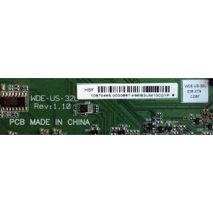 MAIN / WESTINGHOUSE 69.EB3UM.13C / WDE-US-32L / 69EB3UM13C / 10870465-0000687 - 69EB3UM13C01P / PANEL K315B6-E01 Rev.01 / MODELO LD-3255VX TW-61331-U032D