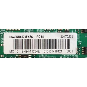 MAIN / SAMSUNG BN94-11234E / BN97-10660E / BN41-02528A / MODELO UN40KU6270FXZC