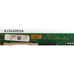 MAIN / SONY A-1844-889-A / A1844889A / A1844889A 498E / REV:1.1 / 1P-0117800-4011 / PANEL V320BJ2-P03 REV.C1 / MODELOS KDL-32BX310 / KDL-32BX330